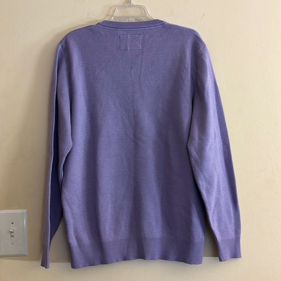 Benetti Cotton V-Neck Sweater Size XL NWT - Picture 7 of 14